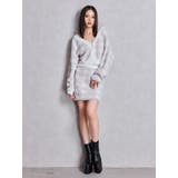 CHECK shaggy ニットスカートライクショートパンツ | GYDA | 詳細画像13 