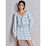 CHECK shaggy ニットスカートライクショートパンツ | GYDA | 詳細画像7 