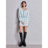 CHECK shaggy ニットスカートライクショートパンツ | GYDA | 詳細画像9 