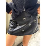 pierce designフェイクレザースカートライクショートパンツ | GYDA | 詳細画像2