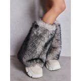 2WAY ECO FUR LEG WARMERニットブーツ | GYDA | 詳細画像5