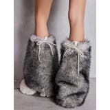 2WAY ECO FUR LEG WARMERニットブーツ | GYDA | 詳細画像6