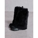ブラック | 2WAY ECO FUR LEG WARMERニットブーツ | GYDA