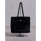 ブラック | GYDAエコファーロープMトートBAG | GYDA