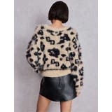 GG Leopardシャギーショートニットトップス | GYDA | 詳細画像11