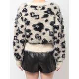 GG Leopardシャギーショートニットトップス | GYDA | 詳細画像21