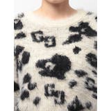 GG Leopardシャギーショートニットトップス | GYDA | 詳細画像22