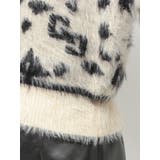 GG Leopardシャギーショートニットトップス | GYDA | 詳細画像24
