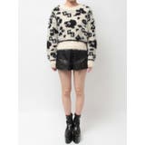 GG Leopardシャギーショートニットトップス | GYDA | 詳細画像26