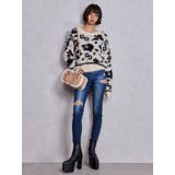 GG Leopardシャギーショートニットトップス | GYDA | 詳細画像5