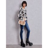 GG Leopardシャギーショートニットトップス | GYDA | 詳細画像6