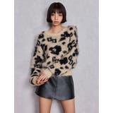 GG Leopardシャギーショートニットトップス | GYDA | 詳細画像9