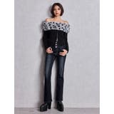 エコファーオフショルチェーンbijouニットトップス | GYDA | 詳細画像4 