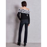 エコファーオフショルチェーンbijouニットトップス | GYDA | 詳細画像5 