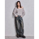 シャギーショートLOOSEニットトップス | GYDA | 詳細画像16 