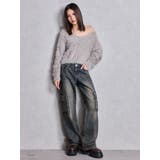 シャギーショートLOOSEニットトップス | GYDA | 詳細画像17 