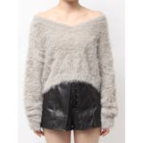 シャギーショートLOOSEニットトップス | GYDA | 詳細画像23 