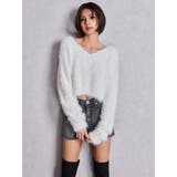 シャギーショートLOOSEニットトップス | GYDA | 詳細画像3 