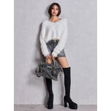 シャギーショートLOOSEニットトップス | GYDA | 詳細画像8 