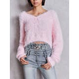 ピンク | シャギーショートLOOSEニットトップス | GYDA