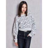 GGチェーンロゴラメニットトップス | GYDA | 詳細画像11 