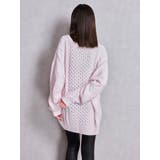 GGサガラ刺繍ケーブルニットトップス | GYDA | 詳細画像16 