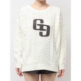 GGサガラ刺繍ケーブルニットトップス | GYDA | 詳細画像23 