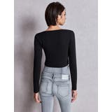 フロントレースアップショートトップス | GYDA | 詳細画像15 