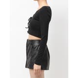 フロントレースアップショートトップス | GYDA | 詳細画像20 