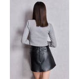 フロントレースアップショートトップス | GYDA | 詳細画像4 