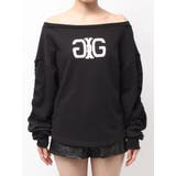 アームギャザーSymmetry GYDAオフショルスウェットトップス | GYDA | 詳細画像14