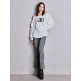 アームギャザーSymmetry GYDAオフショルスウェットトップス | GYDA | 詳細画像8