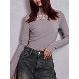 グレー | latticeカット bijouトップス | GYDA