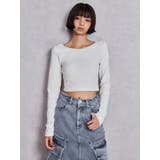 2WAYレースアップラメテレコトップス | GYDA | 詳細画像2