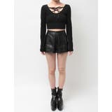 2WAYレースアップラメテレコトップス | GYDA | 詳細画像22