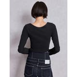 2WAYレースアップラメテレコトップス | GYDA | 詳細画像7