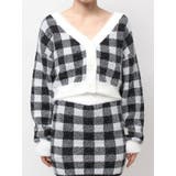 CHECK shaggyニットカーディガン | GYDA | 詳細画像14 