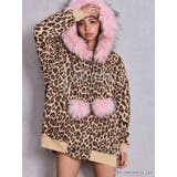 GYDA×GALFY bijou logo leopard BIG パーカー | GYDA | 詳細画像2 
