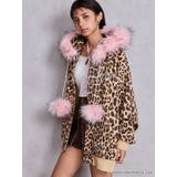 GYDA×GALFY bijou logo leopard BIG パーカー | GYDA | 詳細画像4 