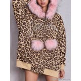 ミックス | GYDA×GALFY bijou logo leopard BIG パーカー | GYDA
