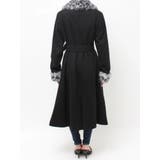 ベルト付タイトエコファーロングコート | GYDA | 詳細画像10