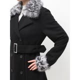 ベルト付タイトエコファーロングコート | GYDA | 詳細画像12