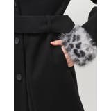 ベルト付タイトエコファーロングコート | GYDA | 詳細画像13