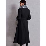 ベルト付タイトエコファーロングコート | GYDA | 詳細画像3