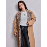 leopard slim longコート | GYDA | 詳細画像8 