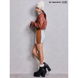 Fake leather shortジャケット | GYDA | 詳細画像10 