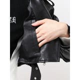 Fake leather shortジャケット | GYDA | 詳細画像16 