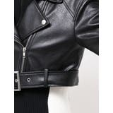 Fake leather shortジャケット | GYDA | 詳細画像18 