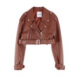 Fake leather shortジャケット | GYDA | 詳細画像23