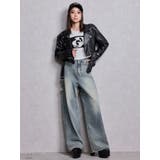 Fake leather shortジャケット | GYDA | 詳細画像5 